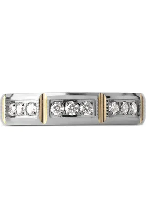 Officina Bernardi Bague en or blanc 18ct pavée de diamants