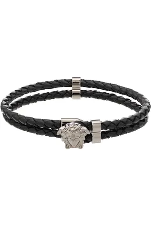 VERSACE Bracelet La Medusa en cuir