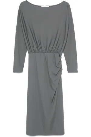 Kaos Robe mi-longue à design froncé