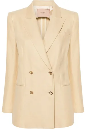 Twin-Set Blazer n sergé à boutonnière croisée