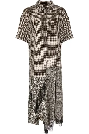 GOEN.J Robe à empiècements en dentelle