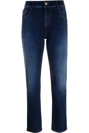 Emporio Armani Jean slim à logo brodé