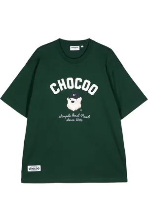 Chocoolate T-shirt en coton à logo imprimé