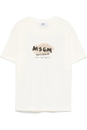 Msgm T-shirt à logo imprimé
