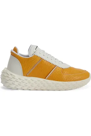 Giuseppe Zanotti Baskets Urchin à effet peau de serpent