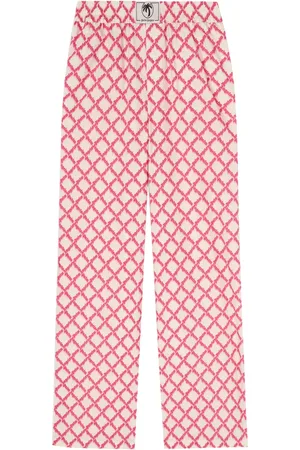Palm Angels Pantalon fendu à logo