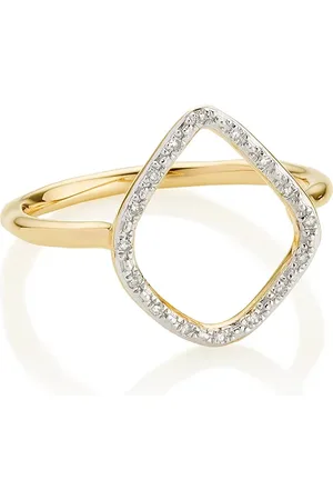 Monica Vinader Bague GP Riva Diamond Hoop