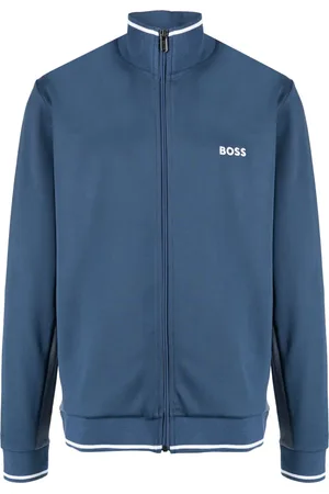 HUGO BOSS Veste zippée à logo brodé