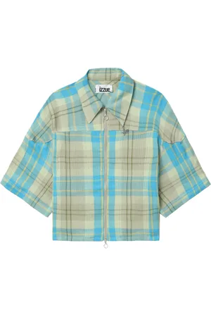Izzue Chemise en coton à carreaux