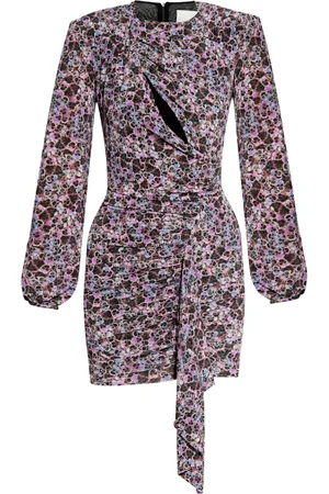 Isabel Marant Robe froncée Vinia à imprimé