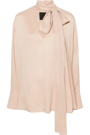 Givenchy Blouse en soie à détail de foulard