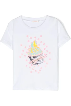 Billieblush T-shirt en coton à imprimé graphique