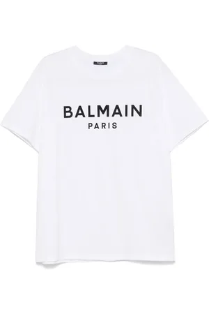 Balmain T-shirt à logo imprimé