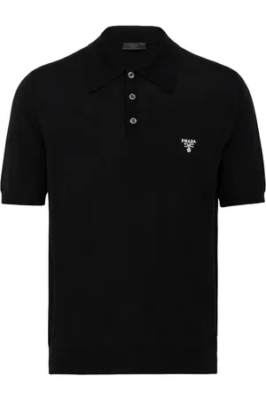 Prada Polo à logo brodé