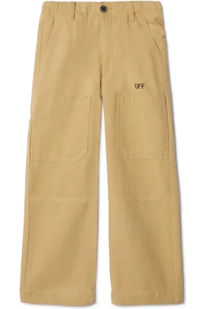 OFF-WHITE Pantalon en coton à rayures
