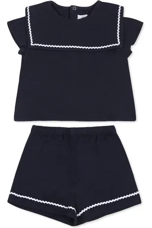Petit Bateau Ensemble chemise-bermuda en coton