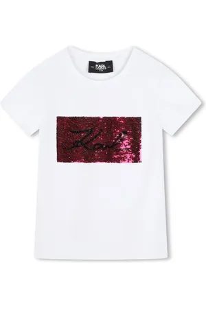Karl Lagerfeld T-shirt Signature à sequins