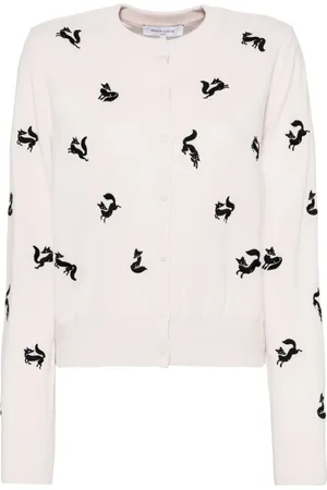 Maison Kitsuné Cardigan Fancy Fox à broderies