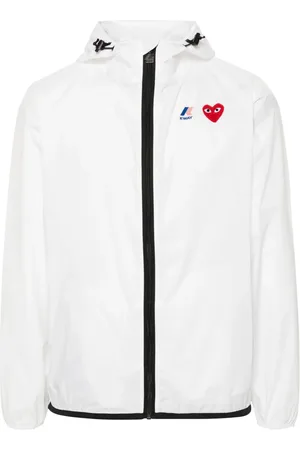 Comme des Garçons X K-Way veste légère à patch cœur