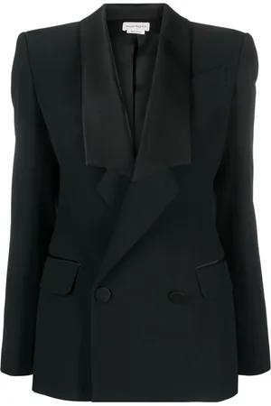 Alexander McQueen Veste à simple boutonnage