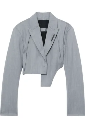 HELIOT EMIL Blazer asymétrique en laine vierge