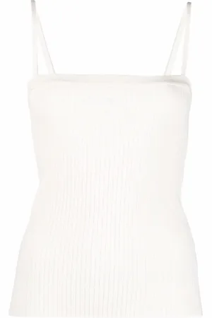 Courrèges Débardeur à logo brodé