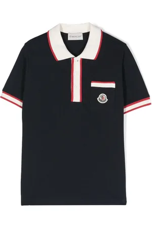 Moncler Polo en coton à logo appliqué
