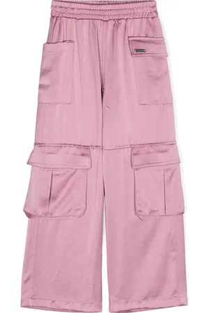 MONNALISA Pantalon en satin à poches cargo