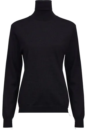 Maison Margiela Pull en laine mérinos à col montant