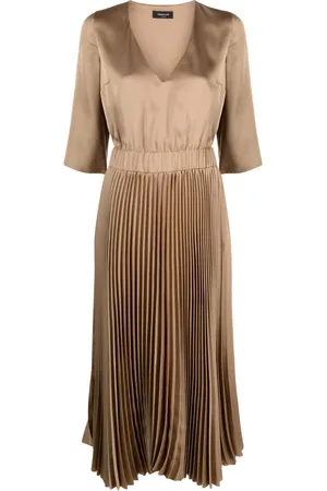 Fabiana Filippi Robe mi-longue à design plissé