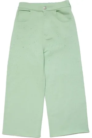 Maison Margiela Pantalon droit à effet usé