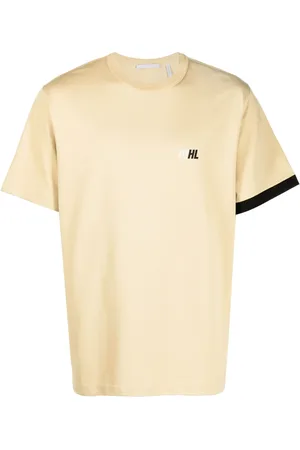 Helmut Lang T-shirt Slant Logo à col rond