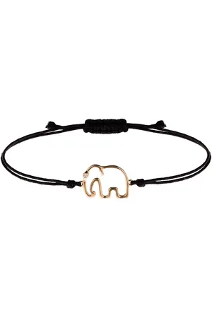 YVONNE LÉON 9kt gold and diamond Elephant bracelet