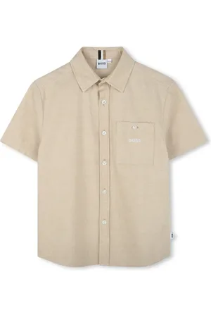 HUGO BOSS Chemise à logo brodé