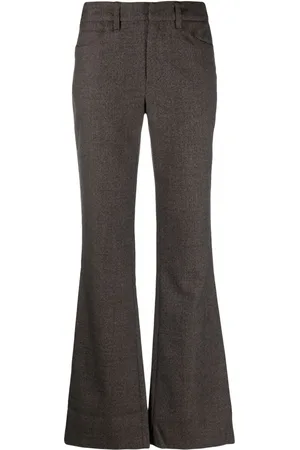 Zadig & Voltaire Pantalon de tailleur évasé en laine