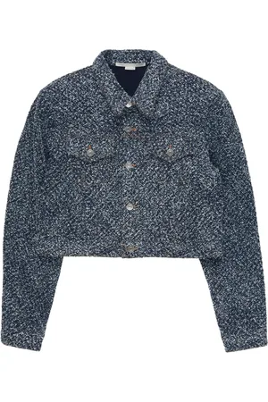 Stella McCartney Veste en jean à empiècements contrastants