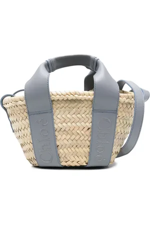 Chloé Petit sac cabas Sense en raphia