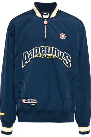 A Bathing Ape Veste bomber à logo appliqué