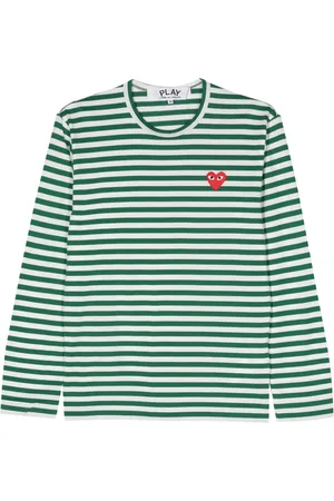Comme des Garçons T-shirt en coton à patch logo