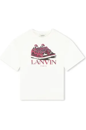 Lanvin T-shirt en coton à logo imprimé