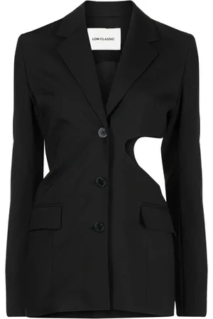 Low Classic Blazer à détails de découpes