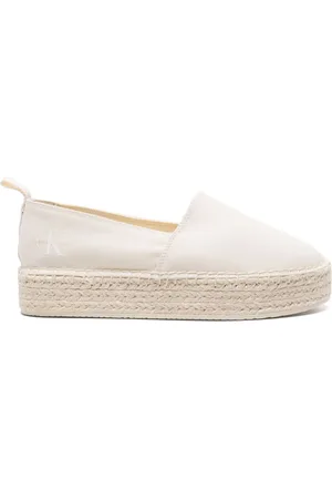 Calvin Klein Espadrilles à logo imprimé 35 mm