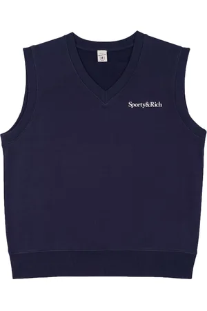 Sporty & Rich Sweat sans manches à logo imprimé