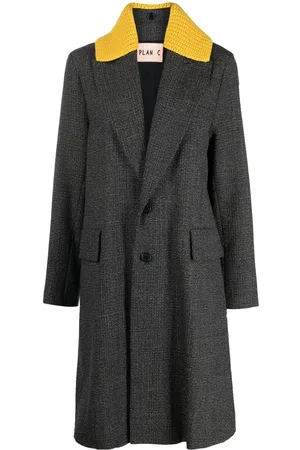Plan C Manteau à simple boutonnage