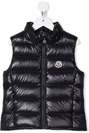 Moncler Gilet matelassé zippé à patch logo