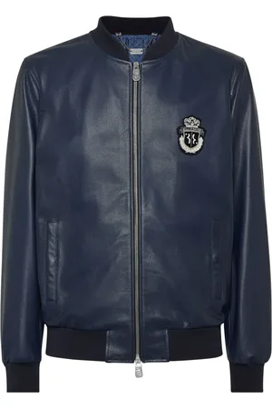 BILLIONAIRE Veste bomber en cuir