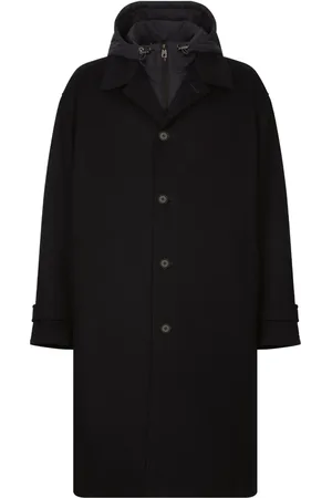Dolce & Gabbana Manteau boutonné à capuche