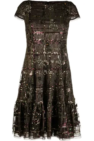 TALBOT RUNHOF Robe courte brodée de sequins