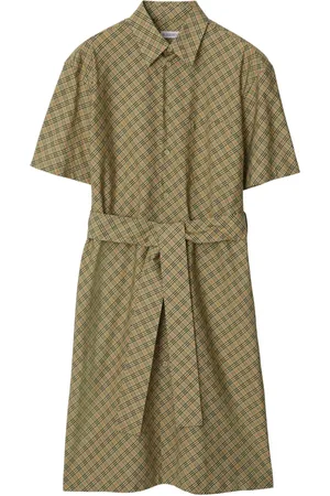 Burberry Robe-chemise à carreaux