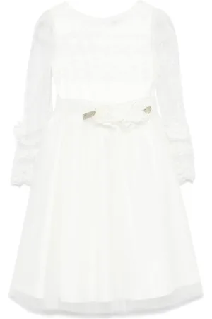 MONNALISA Robe à fleurs brodées